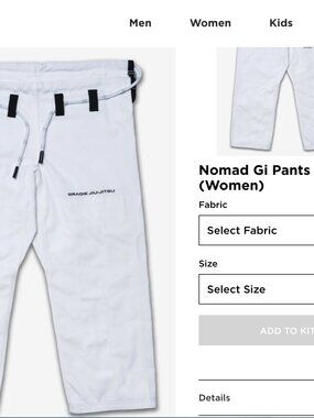 Nomad Gi Pants (Women) F3 BJJ Gracie University